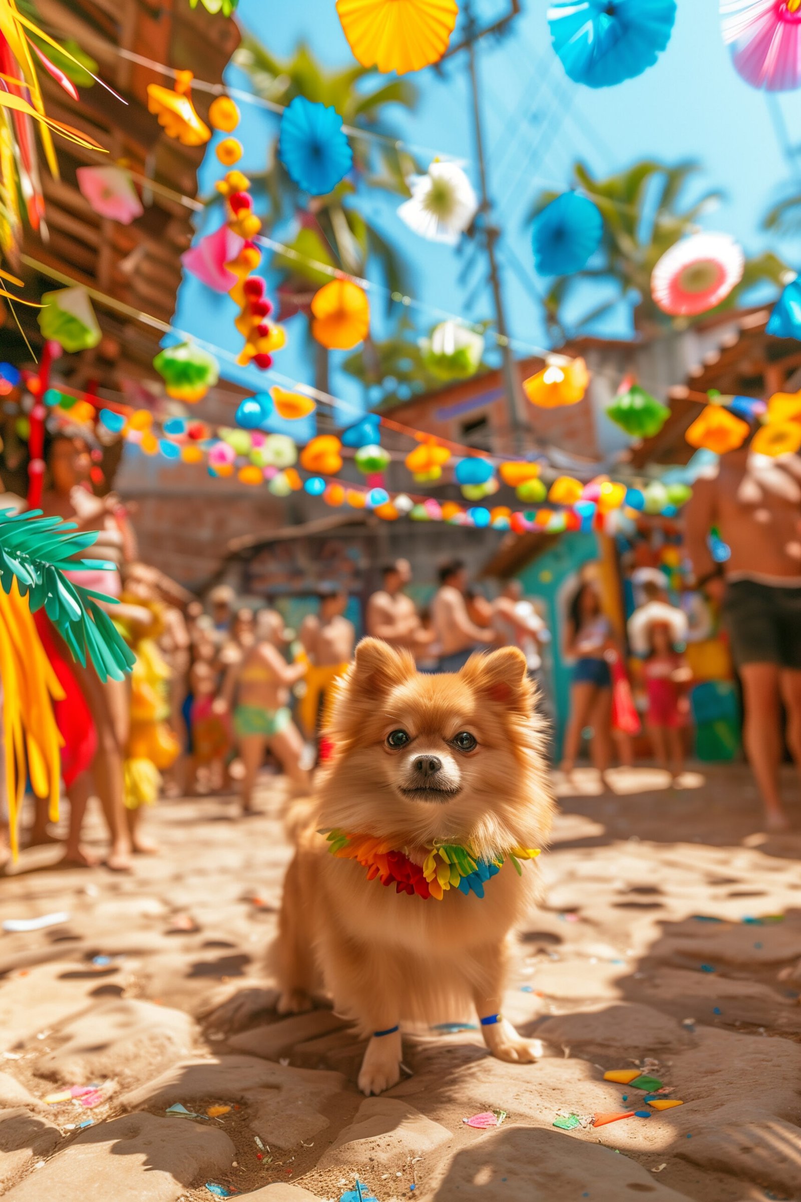 adorable-portrait-pomeranian-dog